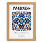 Inverness, Scotland – Cityscape Wall Art, set in oak frame