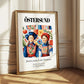 Östersund, Sweden – Travel Poster, styled in a charming Paris street view
