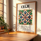 Celje, Slovenia – Minimalist Travel Print, clean layout with no caption