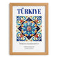 Türkiye, Turkey – Architectural Travel Art, set in oak frame
