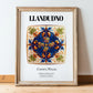 Llandudno, Wales – Travel Wall Decor, in wooden frame leaning on the floor