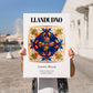 Llandudno, Wales – Travel Wall Decor, no-text version framed in wood