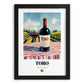 Toro – Spanish Red Wine, Vinoteca Poster, in sleek black frame