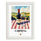 Cariñena – Spanish Red Wine, Vinoteca Poster, placed in minimal white frame
