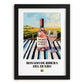 Rosado de Ribera del Duero – Spanish Rose Wine, Vineyard Terrace Wall Art, in sleek black frame