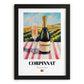 Corpinnat – Spanish Sparkling Wine, Wine Bar Wall Art, in sleek black frame