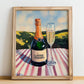 Clàssic Penedès – Spanish Sparkling Wine, Bodega Wall Decor, no-text version framed in wood