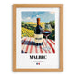 Malbec – French Red Wine, Enoteca Poster, set in oak frame