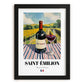Saint-Émilion – French Red Wine, Vinoteca Still Life, in sleek black frame