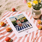 Côtes du Rhône Rosé – French Rose Wine, Enoteca Illustration, unframed on coastal sand