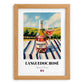 Languedoc Rosé – French Rose Wine, Vinoteca Print, set in oak frame