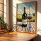 Sangiovese di Romagna – Italian Red Wine, Vinoteca Painting, clean layout with no caption