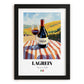 Lagrein – Italian Red Wine, Vinoteca Wall Art, in sleek black frame