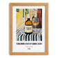 Trebbiano d'Abruzzo – Italian White Wine, Wine Bar Poster, set in oak frame