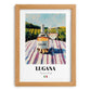 Lugana – Italian White Wine, Wine Bar Wall Art, set in oak frame